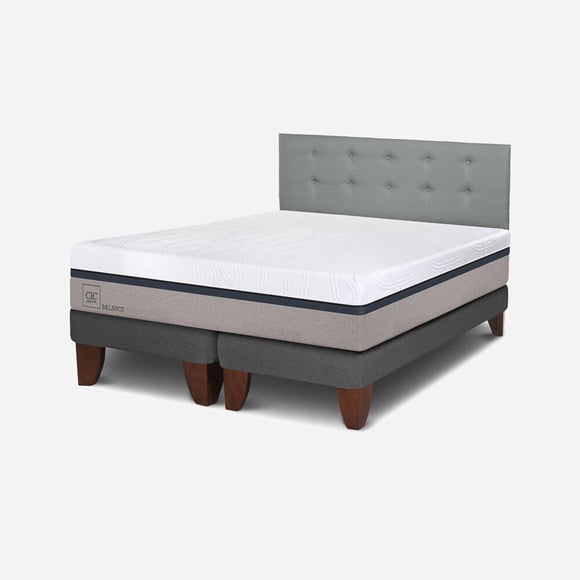 CE BALANCE KING RESPALDO GRIS TAPIZADO