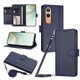 thumbnail image 1 of Funda Billetera de Cuero Sintético para OnePlus Nord CE4 Lite 5G, Azul, 1 of 6