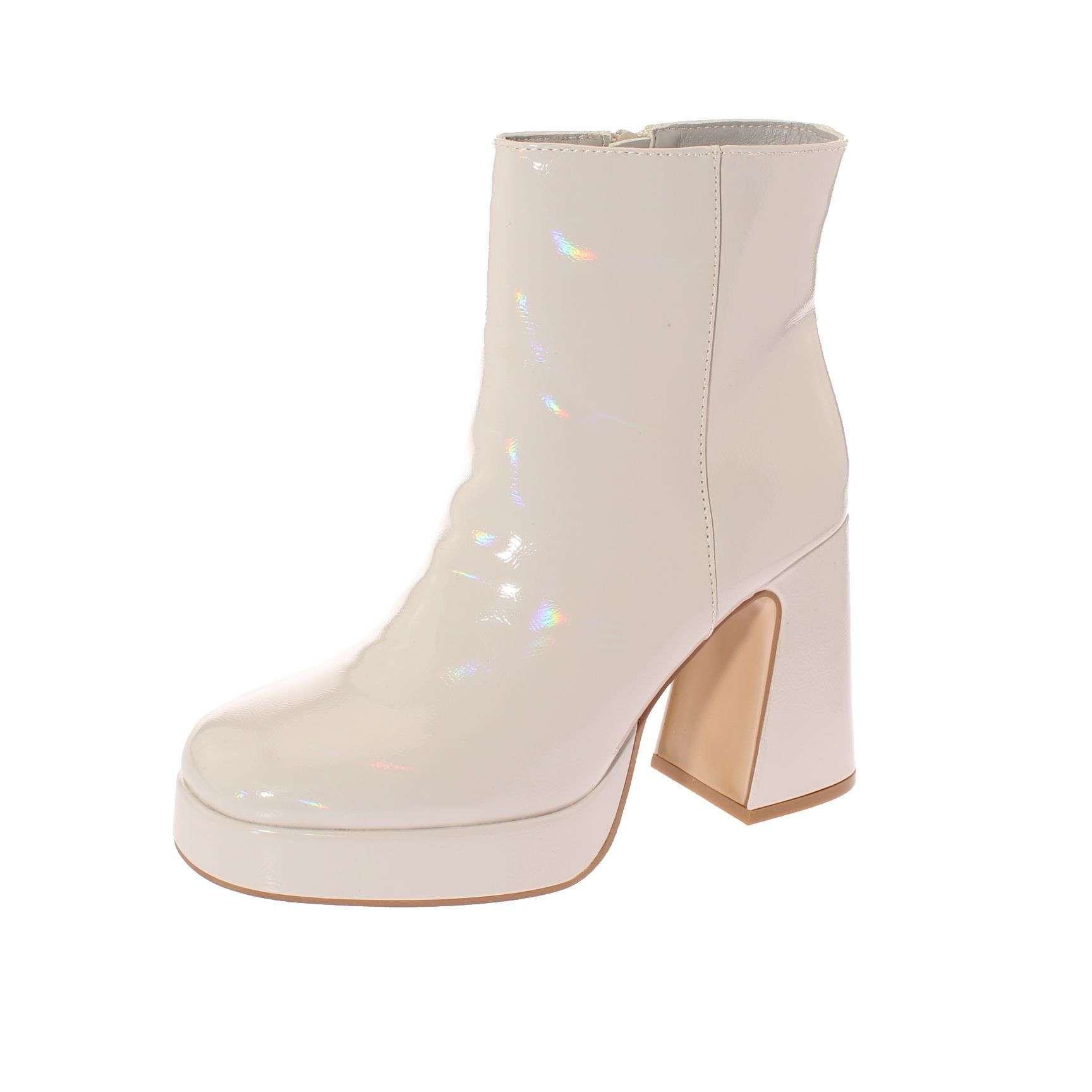 Bota Tacon Beige Andarina