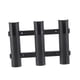 thumbnail image 3 of Barco De Pesca De 3 Tubos Soporte De Varilla De Enlace Rack Almacenamiento Soporte De Descanso Socket - Negro, 3 of 5