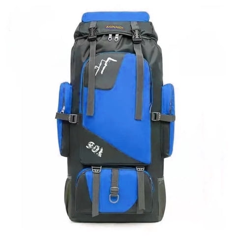 Importclick - Mochila Camping Outdoor 90 L Azul