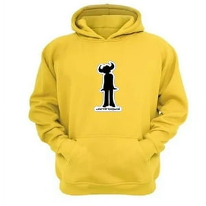 Genérico - Polerón Canguro Jamiroquai Amarillo Talla Xl Unisex