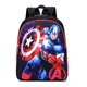 thumbnail image 2 of Marvel Avengers Anime Backpack Iron Man Captain America Cartoon Captain America Kindergarten School Bag for Boys Schoolbag Gift, 2 of 3