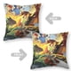 thumbnail image 2 of Bakugan Fundas de almohada de terciopelo con tema, regalos de funda de almohada, decoración para el hogar, cojín de lanzar, regalo de cumpleaños para fans y parejas. 45cm x 45cm., 2 of 6