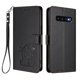 thumbnail image 1 of Funda Volteable tipo Billetera con Correa para Samsung Galaxy S10, Negro, 1 of 6