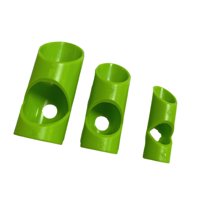 Ioensy - Kit De Herramientas Para Cortar Espuma Aislante De Tuberías, Accesorio Para Cortar Tubos De Espuma, 3 Piezas, Color Verde