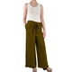 thumbnail image 1 of Pantalon Palazzo Mujer Tipo Lino Casual Semi Formal Tiro Alto 106, 1 of 2