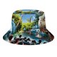 thumbnail image 1 of Parque Jurásico Sombrero bucket para adultos, gorra de protección solar, sombrero de pescador plegable para viajes al aire libre, pesca y actividades de verano, 1 of 6