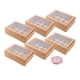 thumbnail image 2 of 6 Cajas Para Galletas, 12 Cavidades, Cajas Para Cupcakes Para Golosinas De Boda, Suministros De Panadería, Color Marrón, 2 of 3