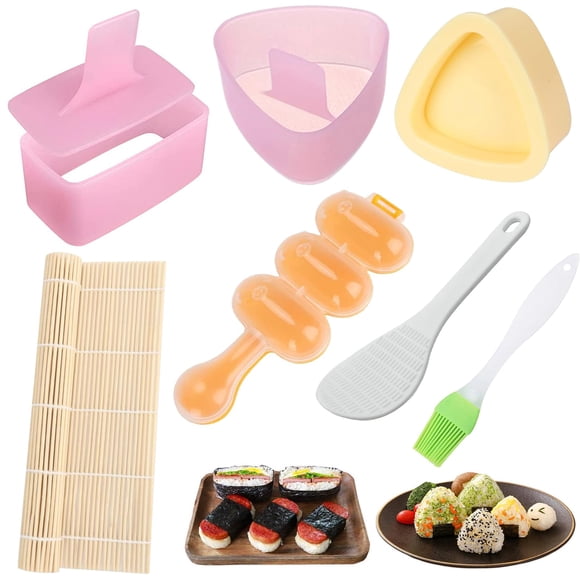 Kit de moldes para arroz Onigiri Zuaklpton 7 piezas