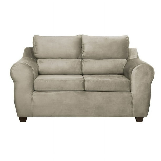 Sofa Dubai 2 Cuerpos felpa Beige