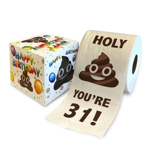 Papel Higiénico Printed TP - Regalo de Broma por 31 Cumpleaños - 500 Hojas