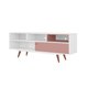 thumbnail image 2 of Rack Tv 70 Retro Lyon Blanco Rosa, 2 of 4