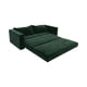 thumbnail image 3 of Sofa Cama Multifuncional Felpa Verde Oscuro, 3 of 3