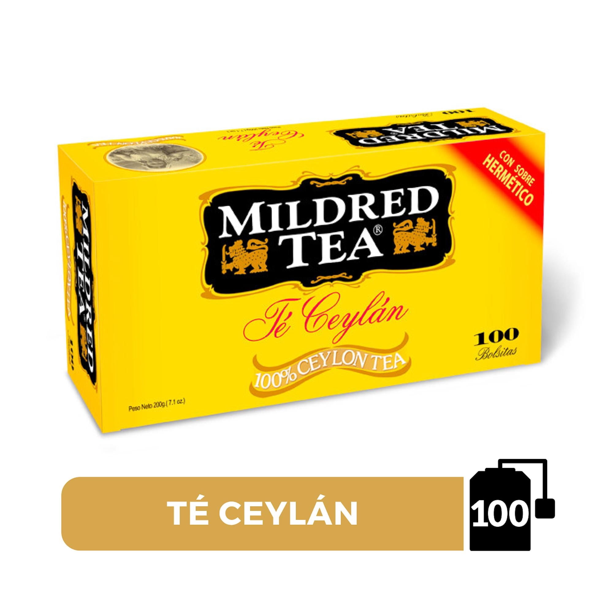 Té Ceylán Caja 200 g Mildred