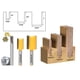 thumbnail image 2 of Juego de brocas de fresado YONICO Dado Straight Bit para madera contrachapada, 2 of 2