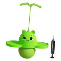 Ioensy - Pogo Ball Con Mango Con Bomba De Bola, Ejercicio Pogo Stick Para Niños, Niñas, Verde