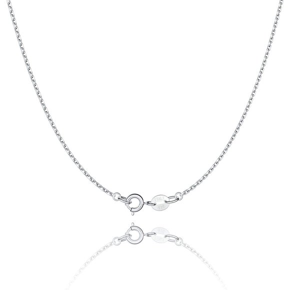 Collar Cadena Jewlpire Plata 925 1,1 mm