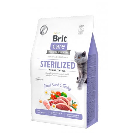 Brit Care Cat Grain-Free Sterilized Weight Control 2KG