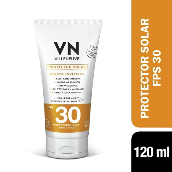 Protector solar Villeneuve f30, 120 ml