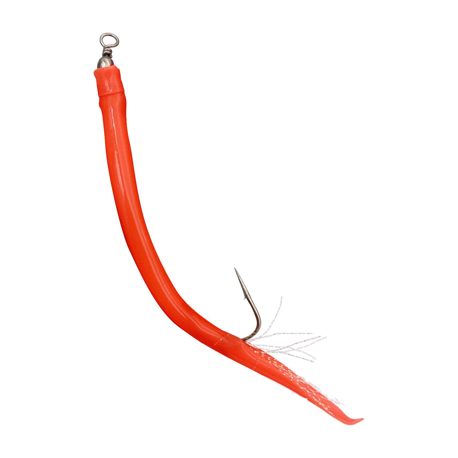 Magideal - Anzuelo De Pesca Suave, Señuelo De Pesca Al Aire Libre De Alta Simulación, Cebos De Pesca De 16Cm, Anzuelo Para Carpa, Herramientas De Pesca De Lubina Rojo