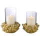 thumbnail image 1 of Set de portavelas OK Lighting Auric Twists, poliresina dorada, 1 of 1