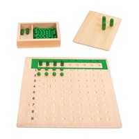 Bothyi - Manipuladores De Matemáticas De Madera Para Educación En Casa, Cuentas En Caja Para Niñas, Niños, División Infantil