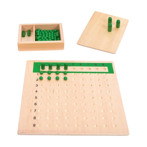 Manipuladores De Matemáticas De Madera Para Educación En Casa, Cuentas En Caja Para Niñas, Niños, División Infantil