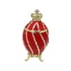 thumbnail image 3 of Caja De Baratija De Huevo De Pascua, Soporte Para Anillos, Dijes De Boda, Joyero Con Bisagras Esmaltado, Rojo, 3 of 3