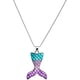 thumbnail image 1 of Collar con colgante de cola de sirena para niñas, el mejor regalo de fantasía, princesa de cuento de hadas, 1 of 7