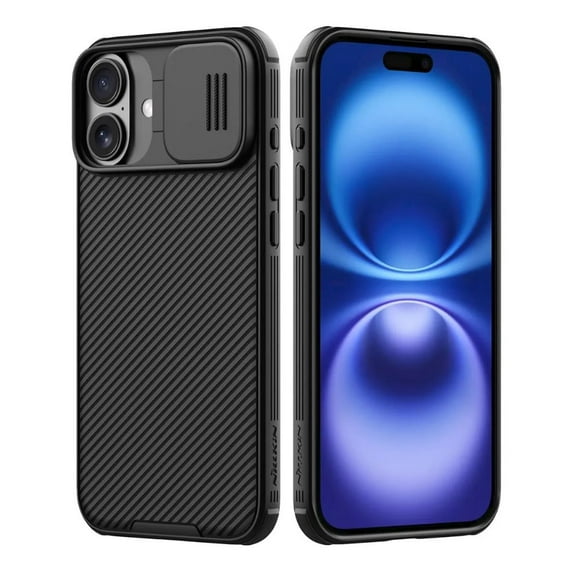 Carcasa Para iPhone 16 Camshield Antigolpes Negro