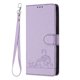 thumbnail image 2 of Funda tipo cartera FOXDOCK para Samsung Galaxy A14 5G/4G con soporte, ranuras, RFID, diseño de gato, 2 of 5
