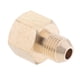 thumbnail image 2 of conector del adaptador de manguera de latón giratorio arandela de presión 18 mm f a 14 mm m, 2 of 5