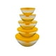 thumbnail image 1 of Bowl de vidrio con tapa plastica pack de 5 piezas 845ml, 1 of 3