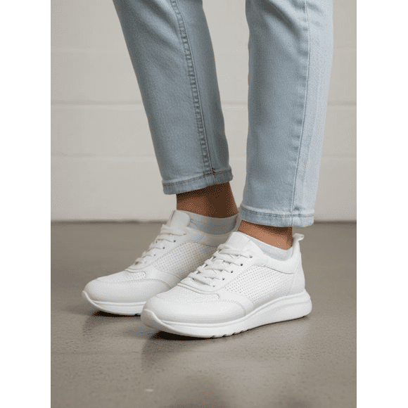 Zapatilla Deportiva Extra Acolchada Blanco