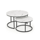thumbnail image 1 of Mesa De Centro Auxiliar Doble Melamina 70x43 50x39 BLANCA, 1 of 3