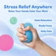 thumbnail image 5 of Bola mochi cristal squishy azul 6cm hecha mano suave exprimir alivio sensorial fidget, 5 of 7