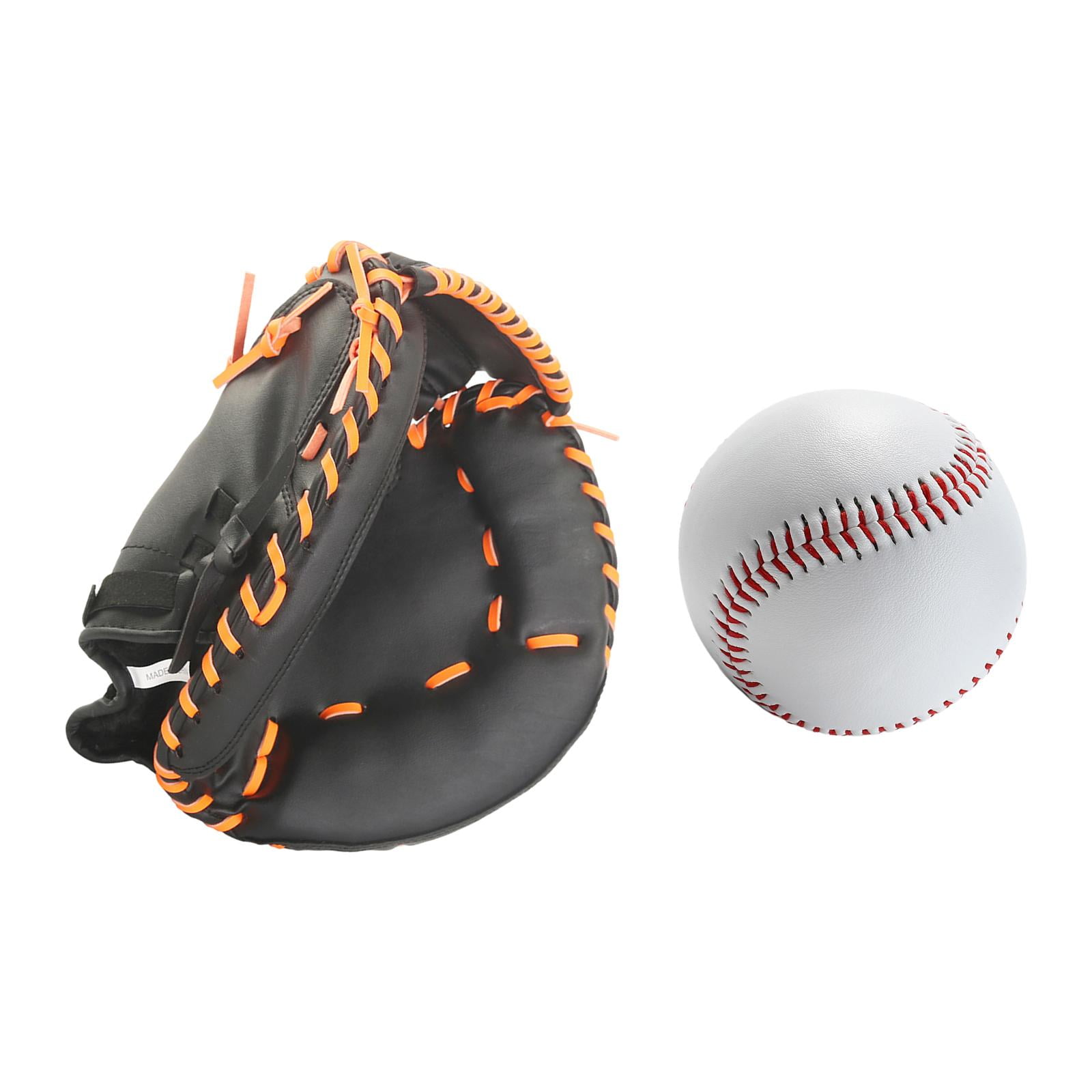 Magideal - Guante De Receptor De Béisbol Guantes De Bateo Guante De Sóftbol De Béisbol Guante De Sóftbol Cómodo Guantes De Campo Para Hombres Mujeres Partido De