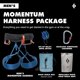 thumbnail image 2 of Set de Arnés de Escalada BLACK DIAMOND Momentum Talle Mediano, 2 of 7
