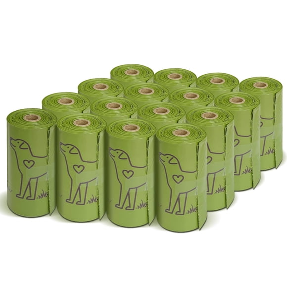 Bolsas para basura para perros Wowflash, 240 unidades, 13 x 9 cm, a prueba de fugas