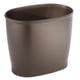 thumbnail image 1 of Bote de basura InterDesign, ovalado, plástico, colección Kent, bronce, 1 of 4