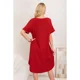 thumbnail image 3 of Vestido Midi Mujer Casual Cuello Redondo Bolsillos Colores 3377, 3 of 3
