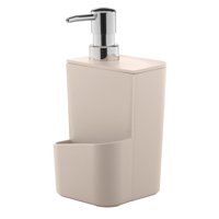 Ou - Dispensador Lavaloza Con Porta Esponja Beige 650 Ml