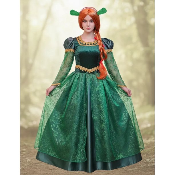 Disfraz de Cuento Princesa Fiona Shrek