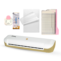 Hobypress - Kit Full Plastificadora Laminadora Gold Hoby Premium A4