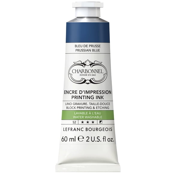 Tinta De Impresión Charbonnel Azul Prusia 60 Ml