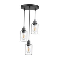 Ioensy - Lámpara De Araña De Cristal, Lámpara Colgante De Cristal Nórdica Retro Para Cocina, Casa De Campo, Cafetería