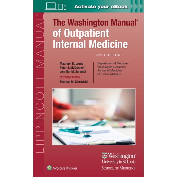 Libro Wolters Kluwer Health: Manual de Medicina Interna Ambulatoria de Washington (3ª edición)