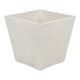 thumbnail image 2 of Set 2 Macetero Plastico Bajo Premium Base Cuadrada Conica L blanco, 2 of 7