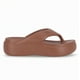 thumbnail image 1 of Sandalia Mujer Chocolate Marshmallow Plataforma Piccadilly, 1 of 4